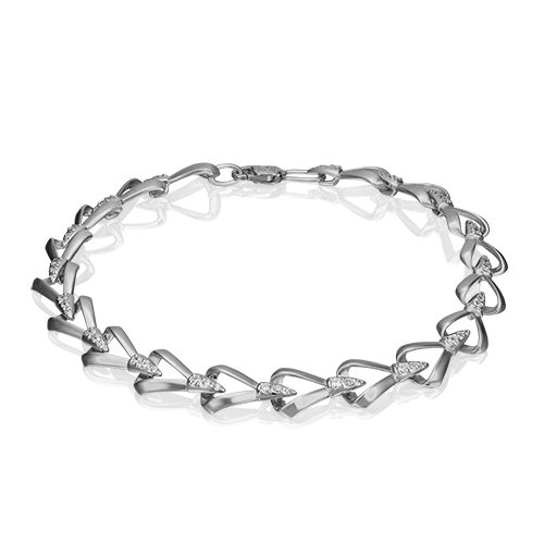 

Браслет из золота р. 17,5 PLATINA jewelry 05-0603-00-401-1120-33, фианит, 05-0603-00-401-1120-33