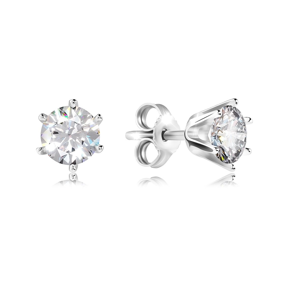 

Серьги из серебра VALTERA 118568, фианит, 118568