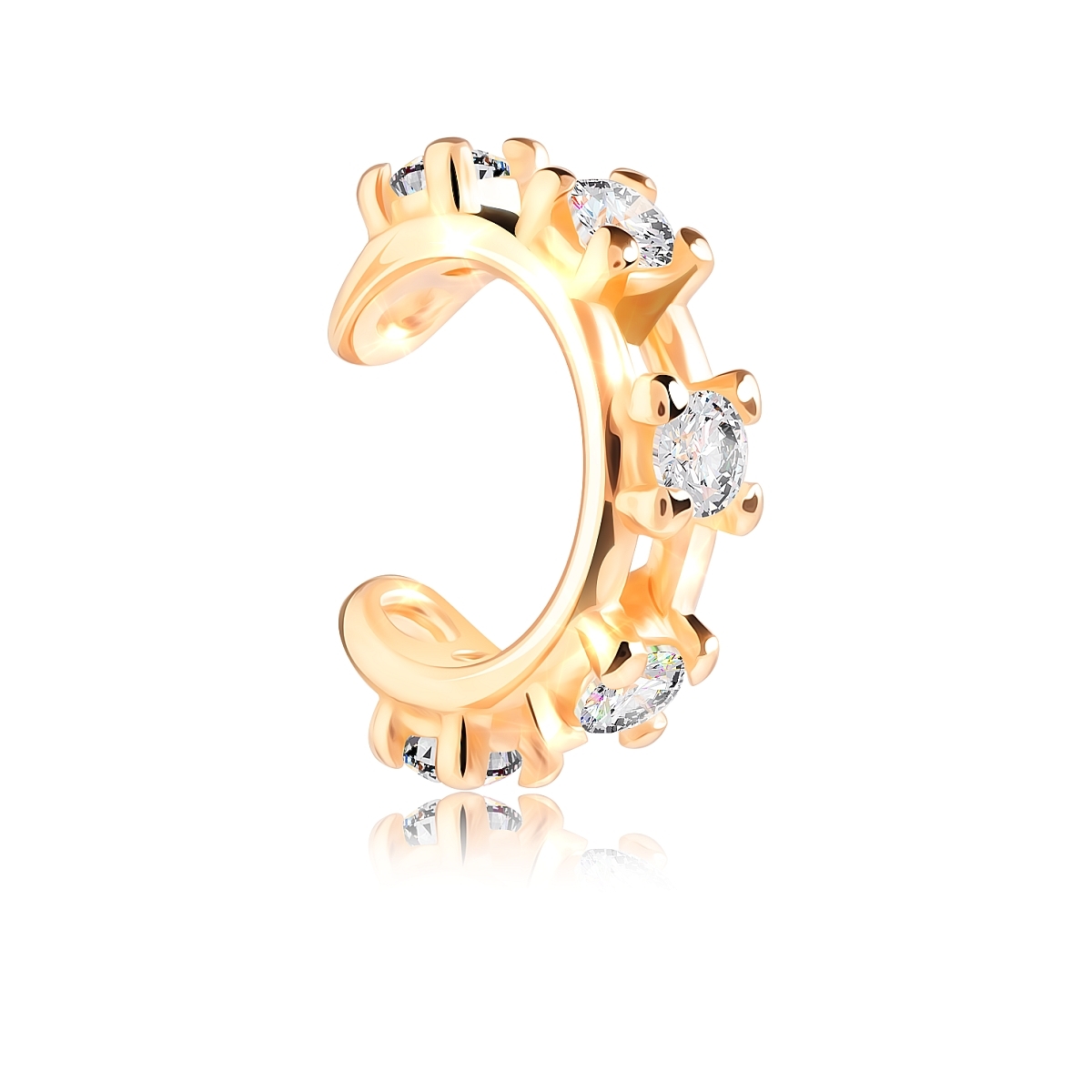 

Моносерьга из серебра VALTERA 118576, фианит, 118576