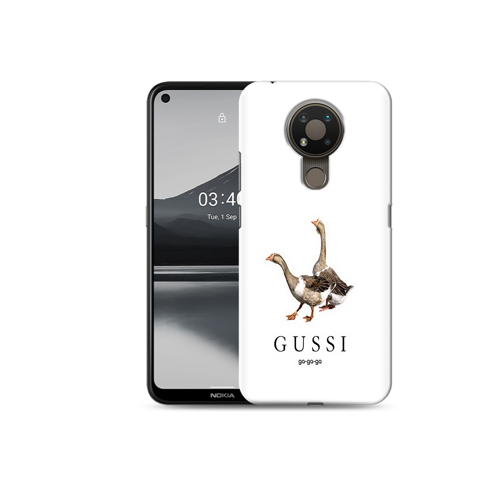 

Чехол MyPads Tocco для Nokia 3.4 Гусси бренд, Прозрачный, Tocco