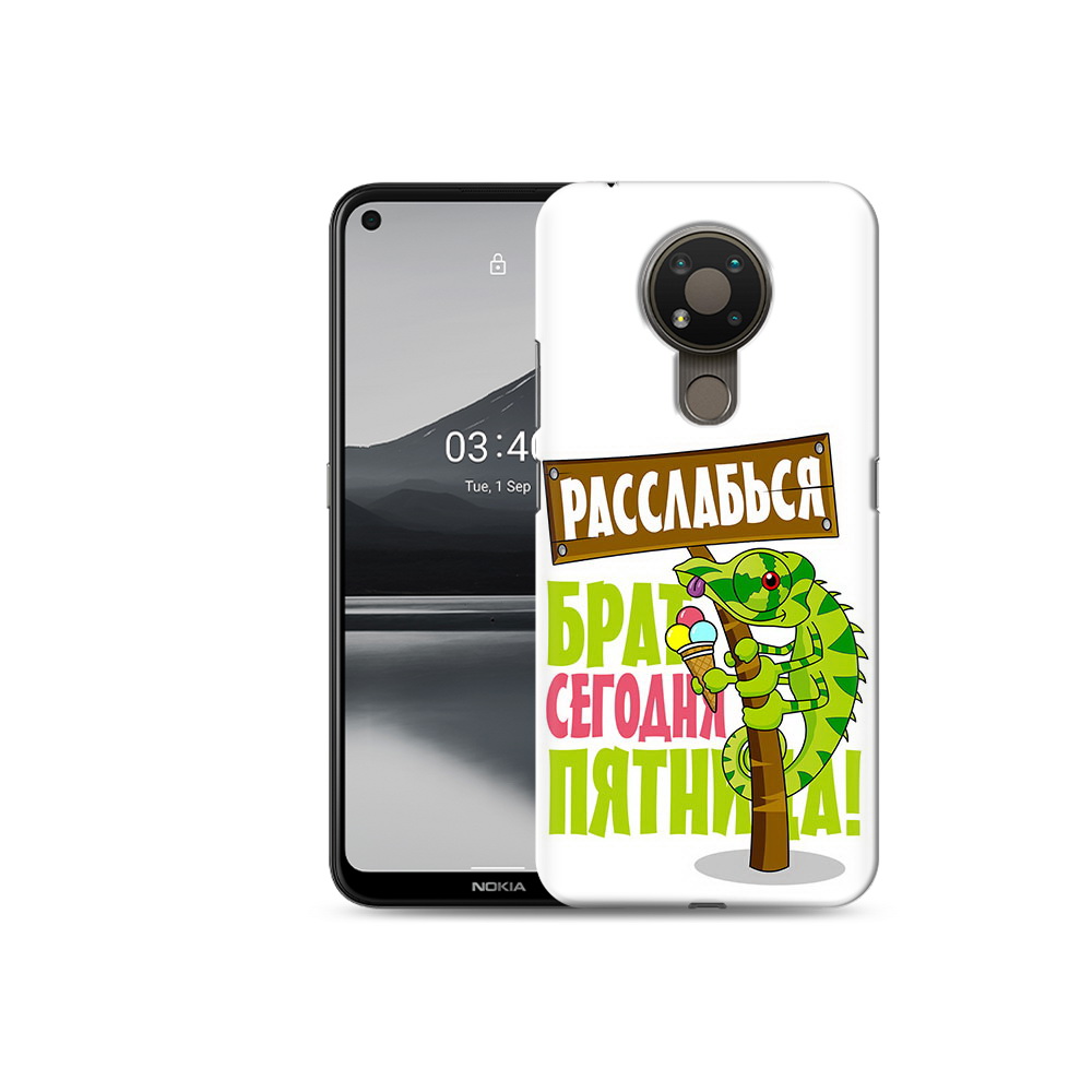 

Чехол MyPads Tocco для Nokia 3.4 пятница, Прозрачный, Tocco