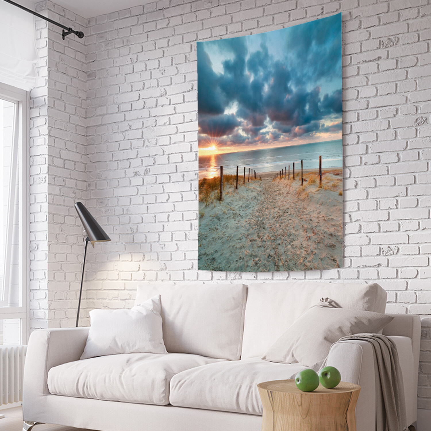

Вертикальное фотопанно на стену JoyArty Пляжный закат 150x200 см, Пляжный закат