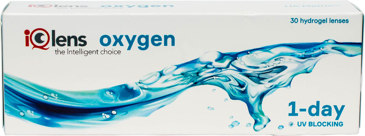

Контактные линзы IQlens Oxygen 30 линз R 8.7 -12,00, Oxygen 30 линз