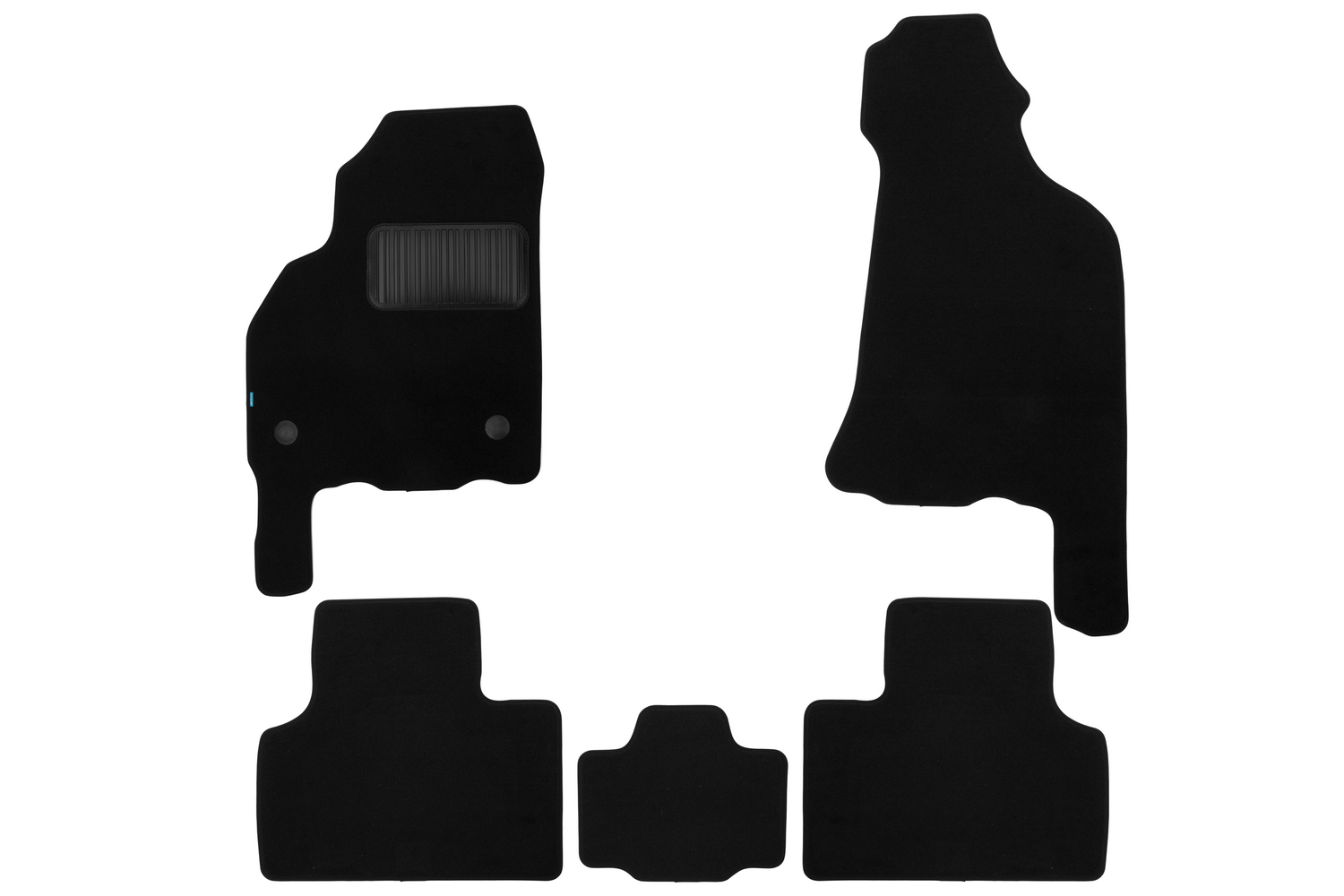 фото Коврики в салон klever premium lada priora 2007->, хб., сед., 5 шт. (текстиль)