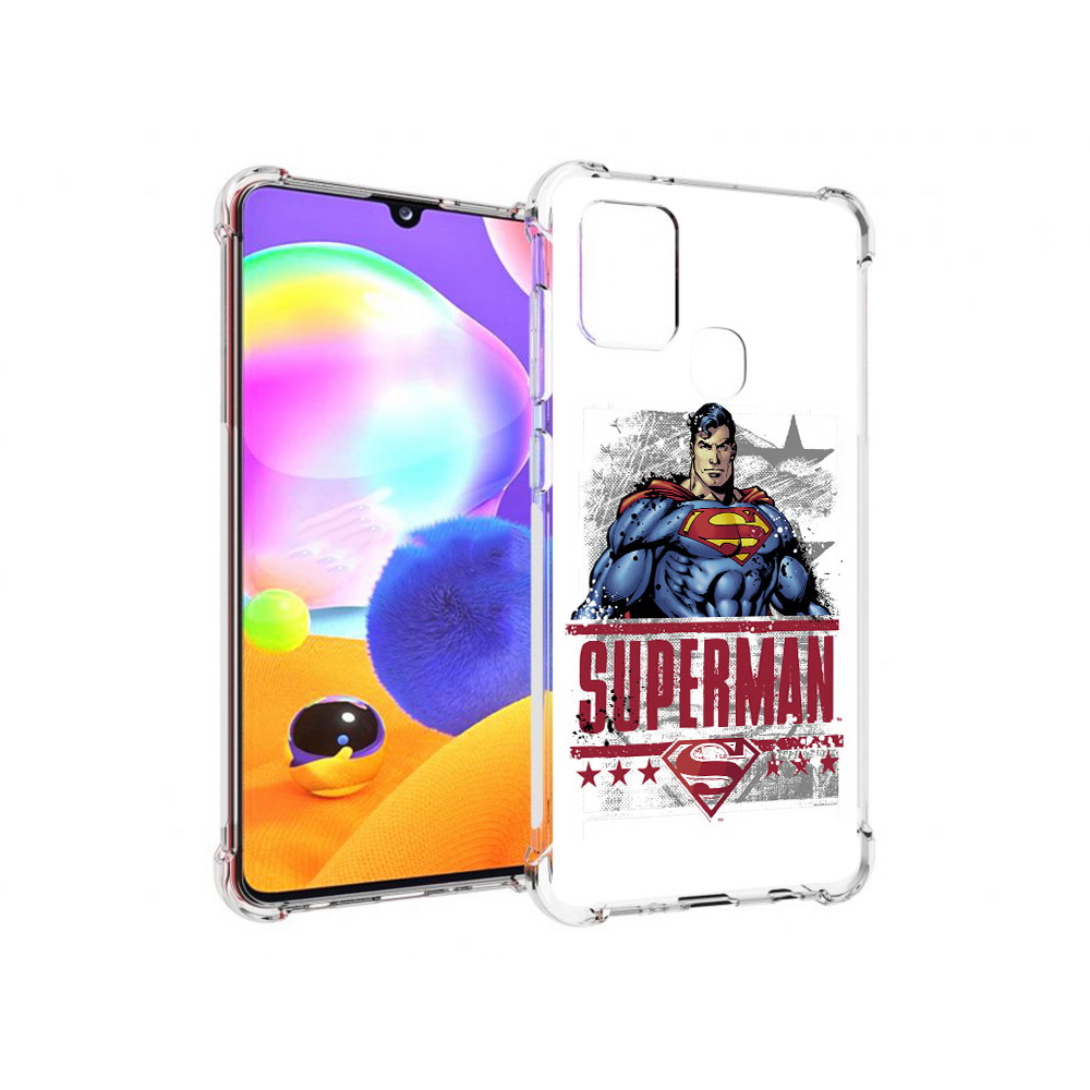 

Чехол MyPads Tocco для Samsung Galaxy A21s рисунок супермен (PT149116.528.583), Прозрачный, Tocco