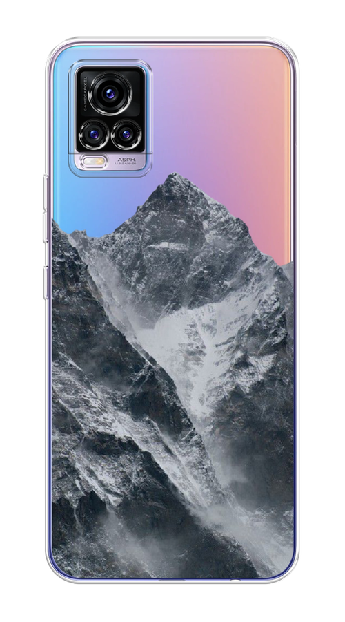 

Чехол на Vivo V20 "Горы арт 4", Серый;бежевый, 263350-2