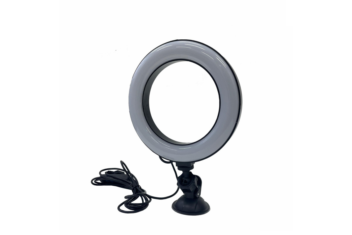 Кольцевая лампа Mobicent SL-156BC2 16 см черный