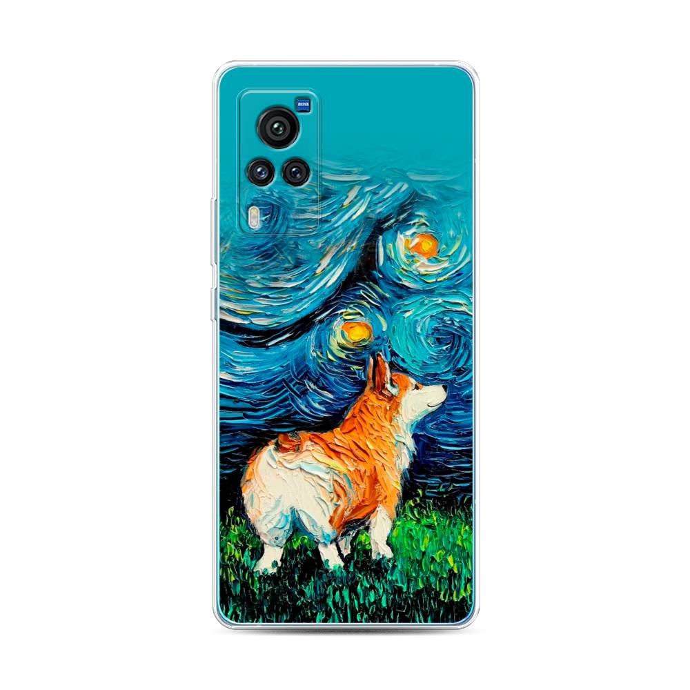 

Чехол для Vivo X60 Pro "Корги звёздная ночь", Коричневый;белый;зеленый, 263850-1