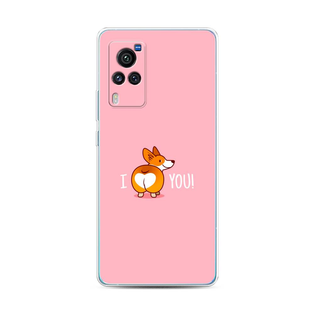 

Чехол для Vivo X60 Pro "Корги I love you", Розовый;коричневый;белый, 263850-1