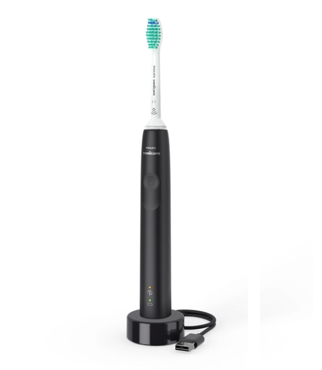 

Электрическая зубная щетка Philips HX3671/14 (2 насадки) черный, HX3671/14