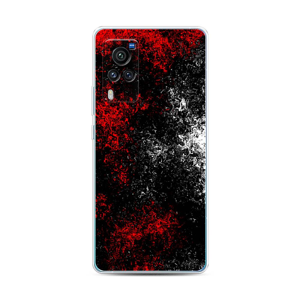 

Чехол для Vivo X60 Pro "Монотипия", Красный;черный;белый, 263850-3