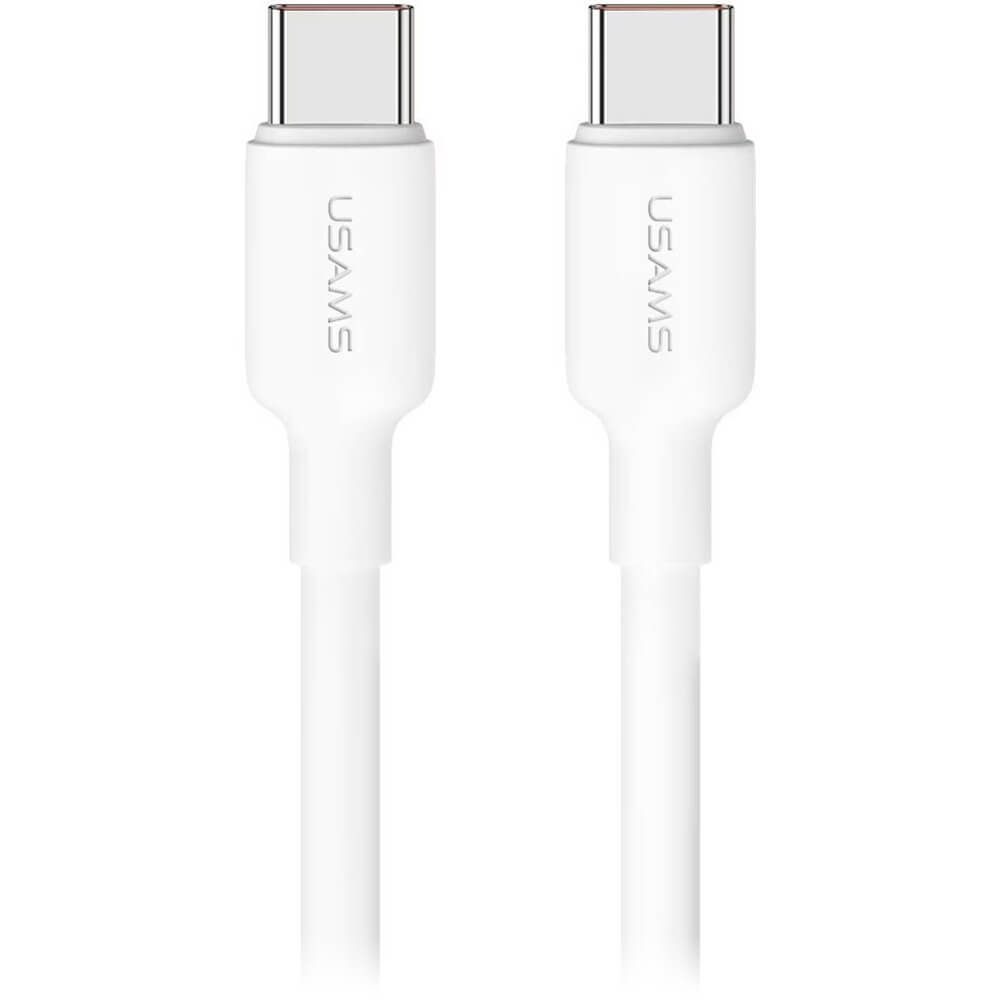 

Кабель USB Type-C-USB Type-C Usams US-SJ625 0.5м белый, US-SJ625