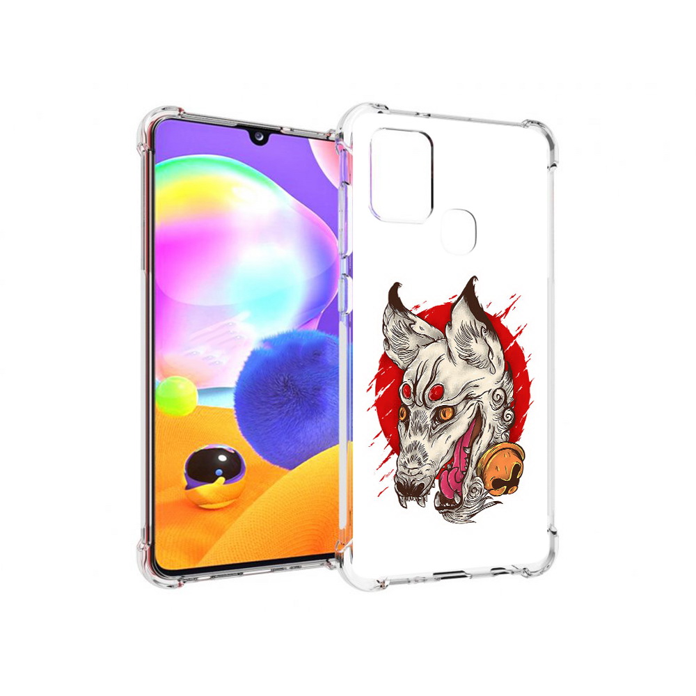 

Чехол MyPads Tocco для Samsung Galaxy A21s страшная собака (PT149116.528.627), Прозрачный, Tocco