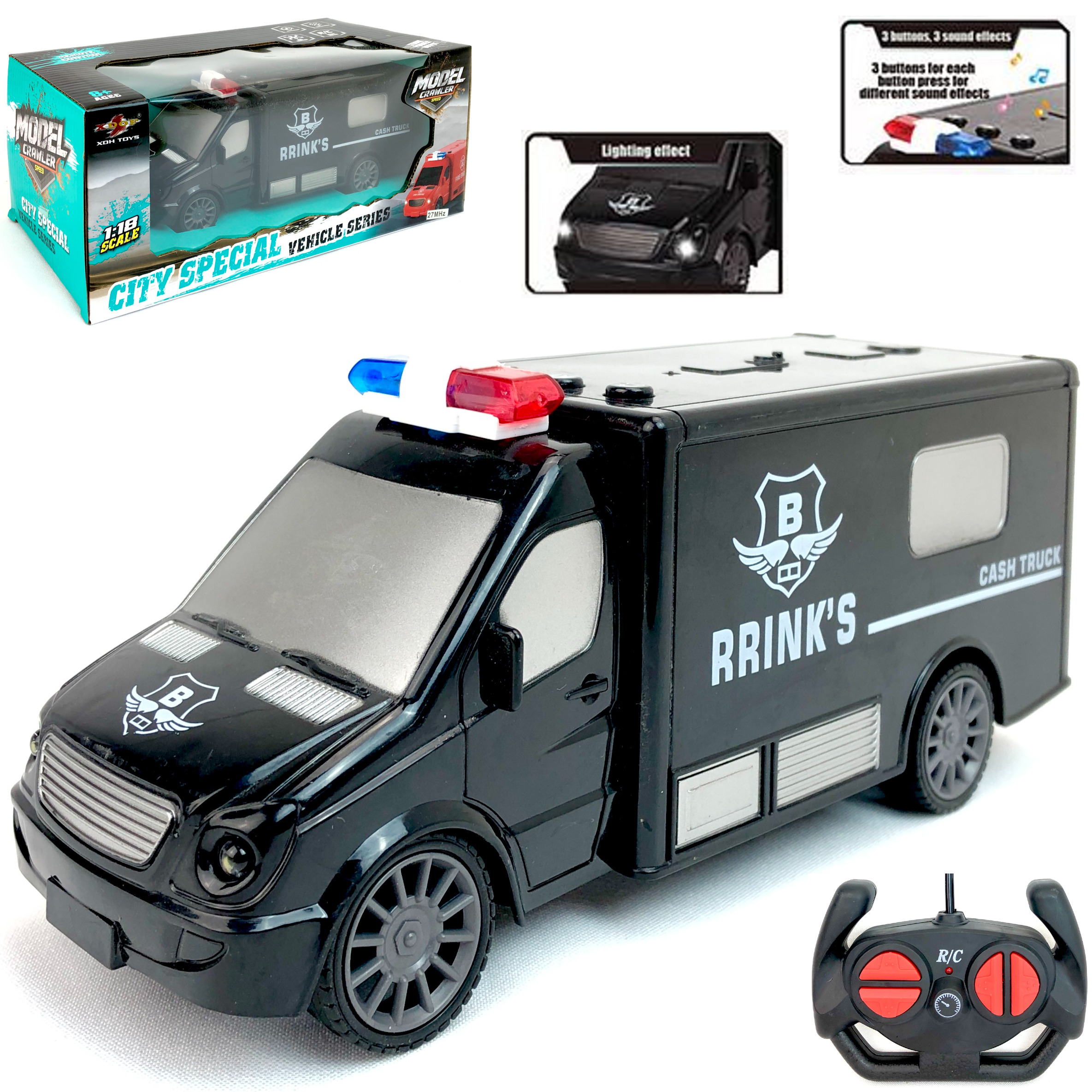 

Радиоуправляемая машина PLAYSMART фургон City Special 109616