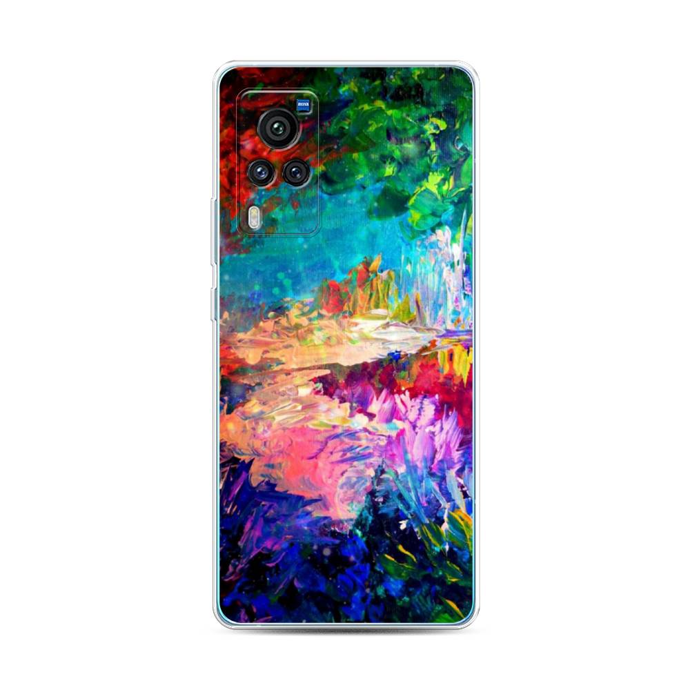 

Чехол для Vivo X60 Pro "Лес-гуашь", Синий;розовый;зеленый, 263850-4