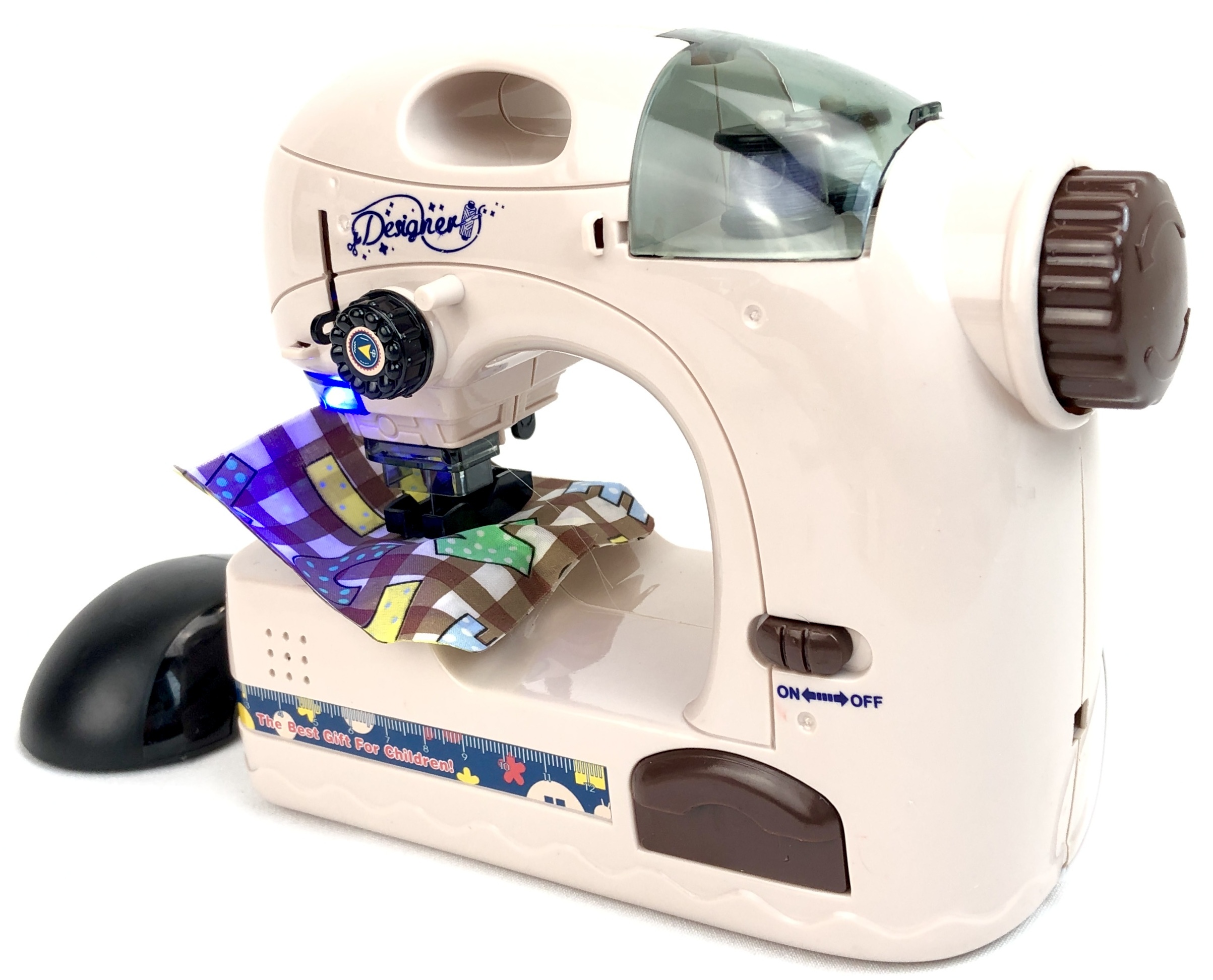 

Детская игрушечная швейная машина PLAYSMART с педалью Mini Appliance бежевый 109668