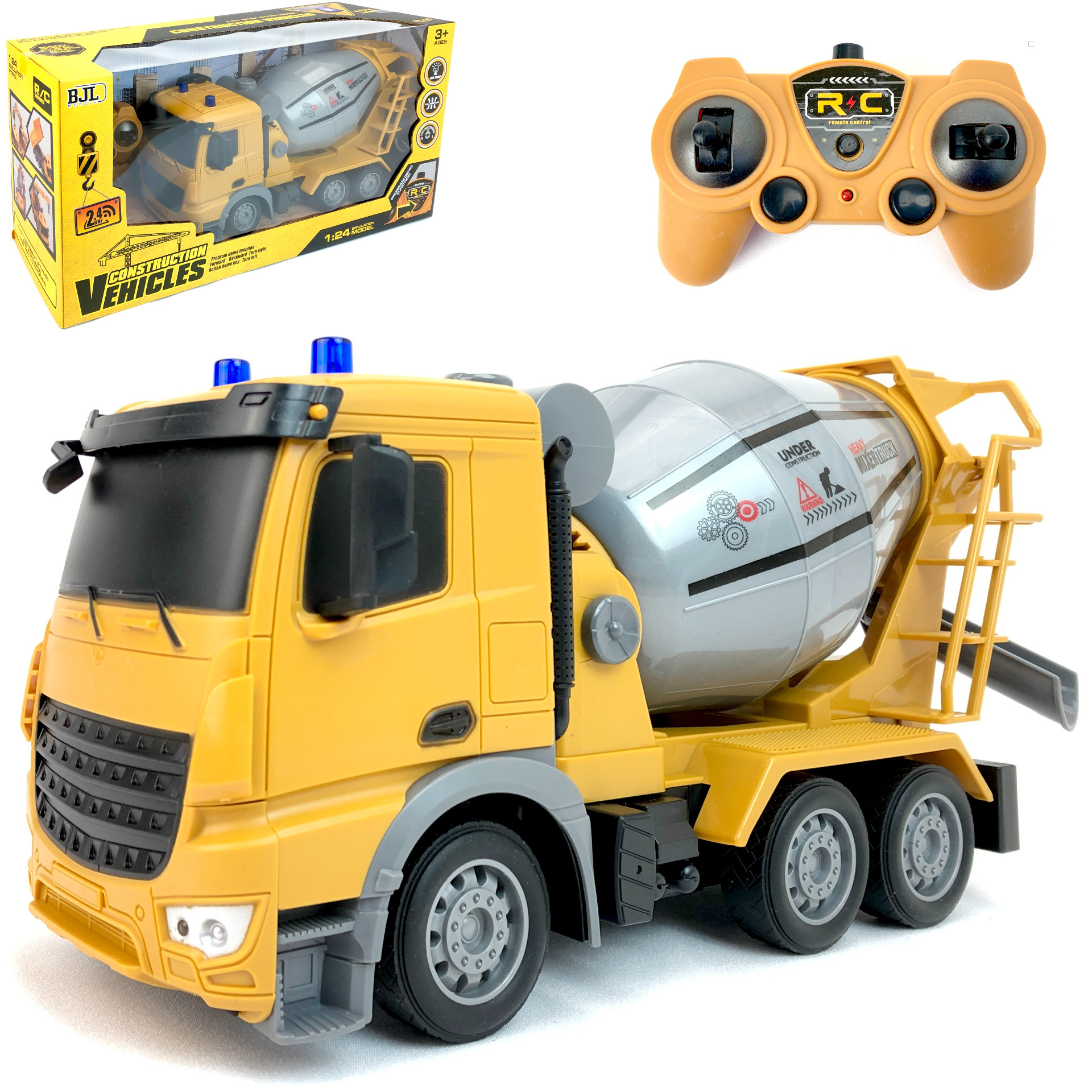 Радиоуправляемая машина Zhorya бетономешалка Mixer Truck 109682 construction vehicles for kids construction car vehicles cement mixer toys for children kid toys child s gifts for toddler