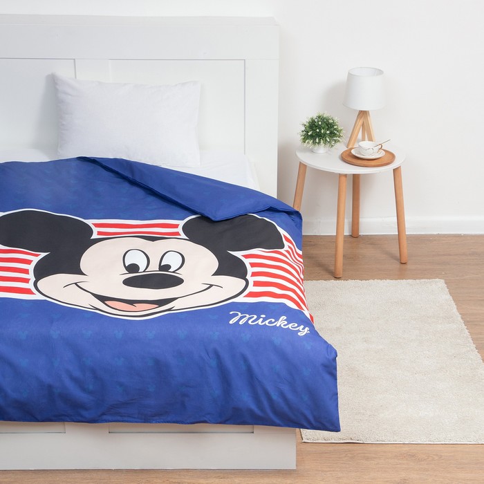 

Пододеяльник детский «Микки Маус», 143х215 см, 100 % хлопок, поплин, Синий, Микки Маус и друзья