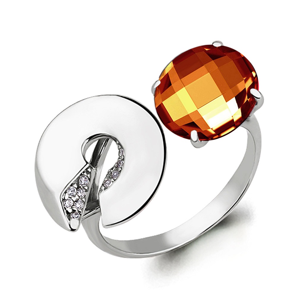 

Кольцо из серебра р. , AQUAMARINE 6594614А_925_з, 6594614А_925_з