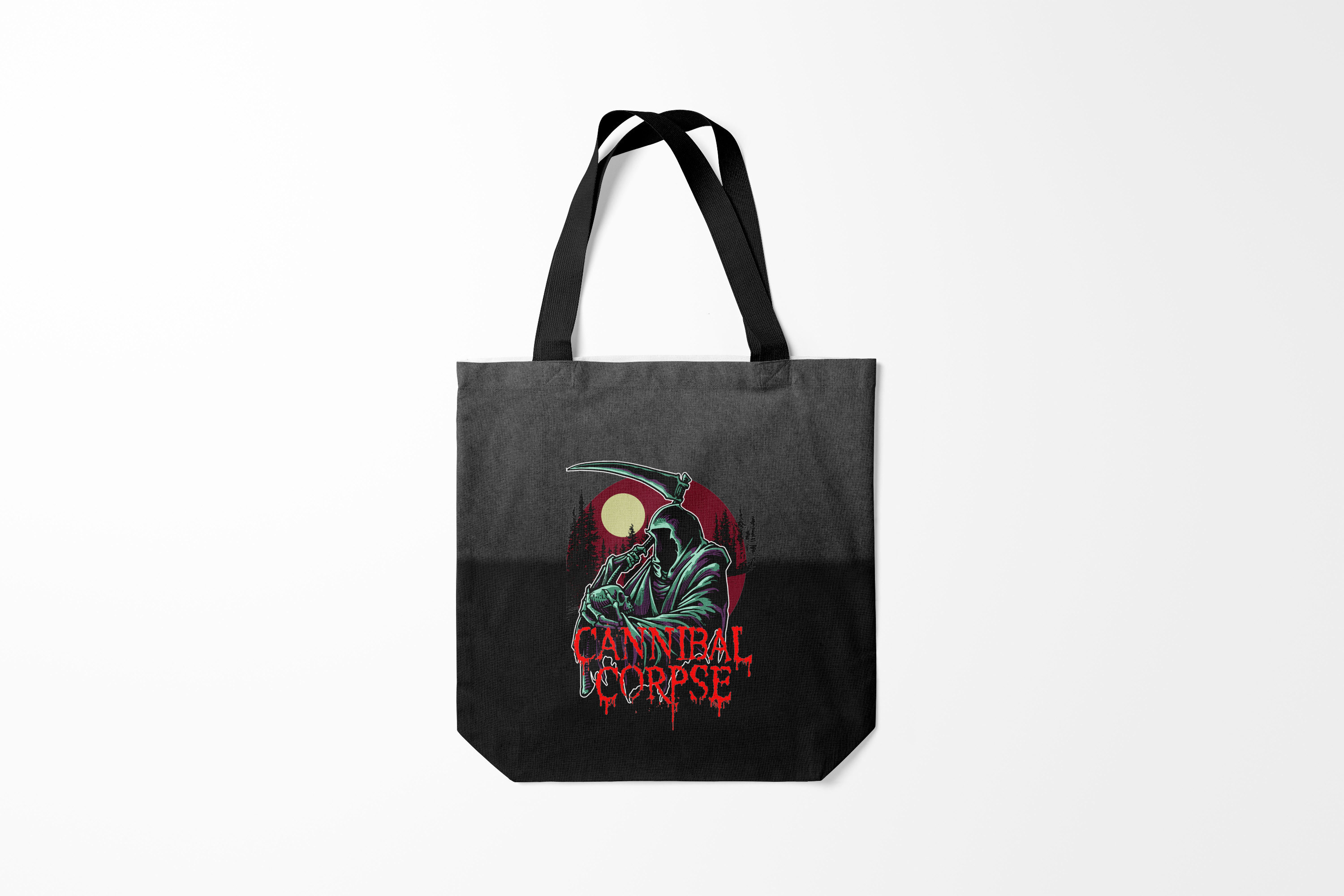 

Сумка шoппер унисекс Burnettie Cannibal Corpse Полнолуние, разноцветный, Cannibal Corpse Полнолуние
