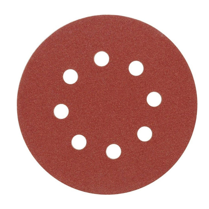 Круг шлифовальный абразивный с перфорацией (5 шт; 125 мм; Р120) для резиновых дисков VOREL