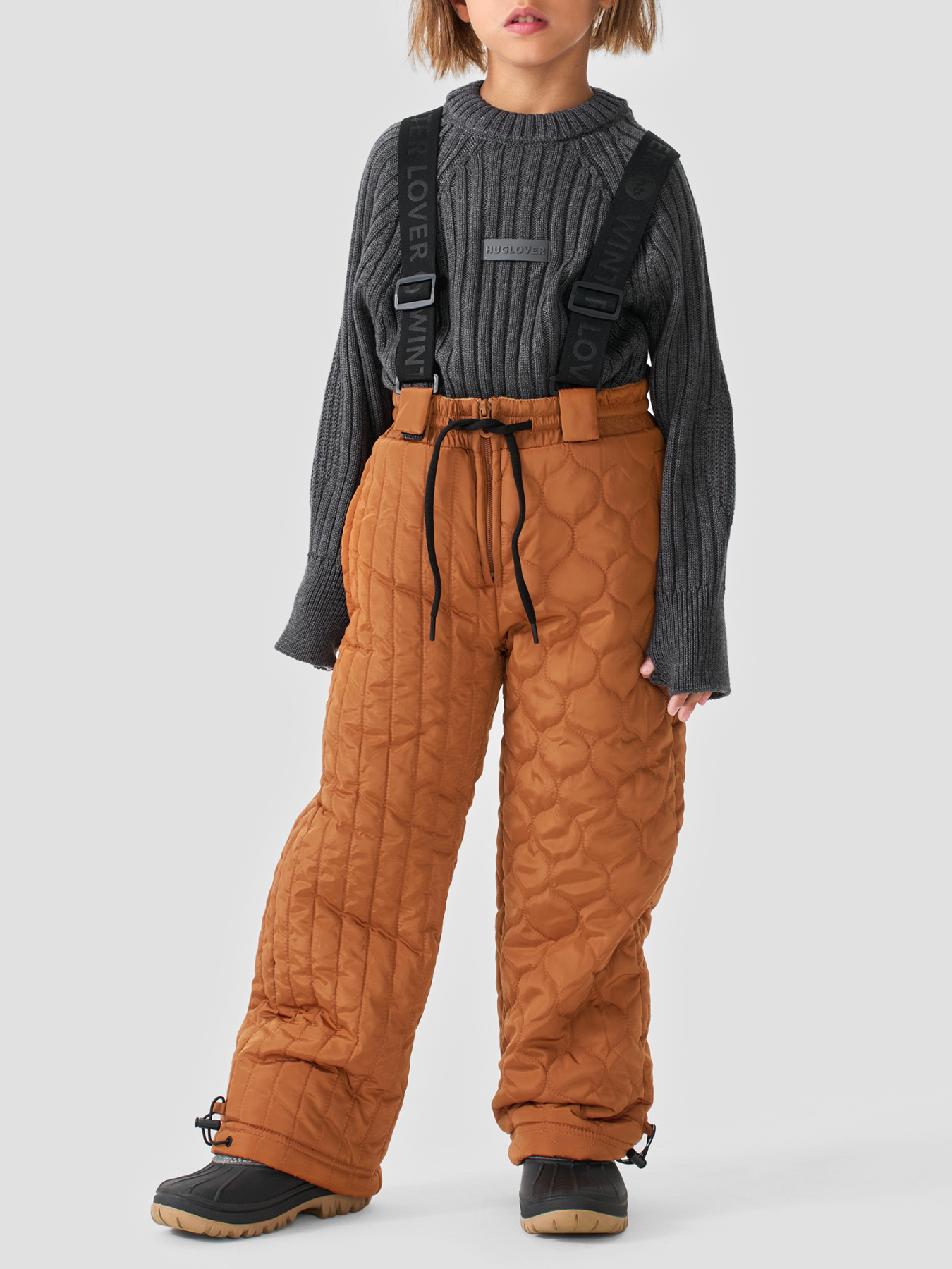 Полукомбинезон детский Happy Baby 89120-1 коричневый 104 3408₽