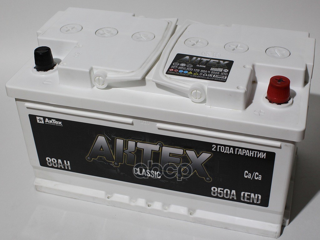 

Батарея Аккумуляторная 88а/Ч 850а 12v Обратная Полярн. Стандартные Клеммы. АкТех ATC 88-3-