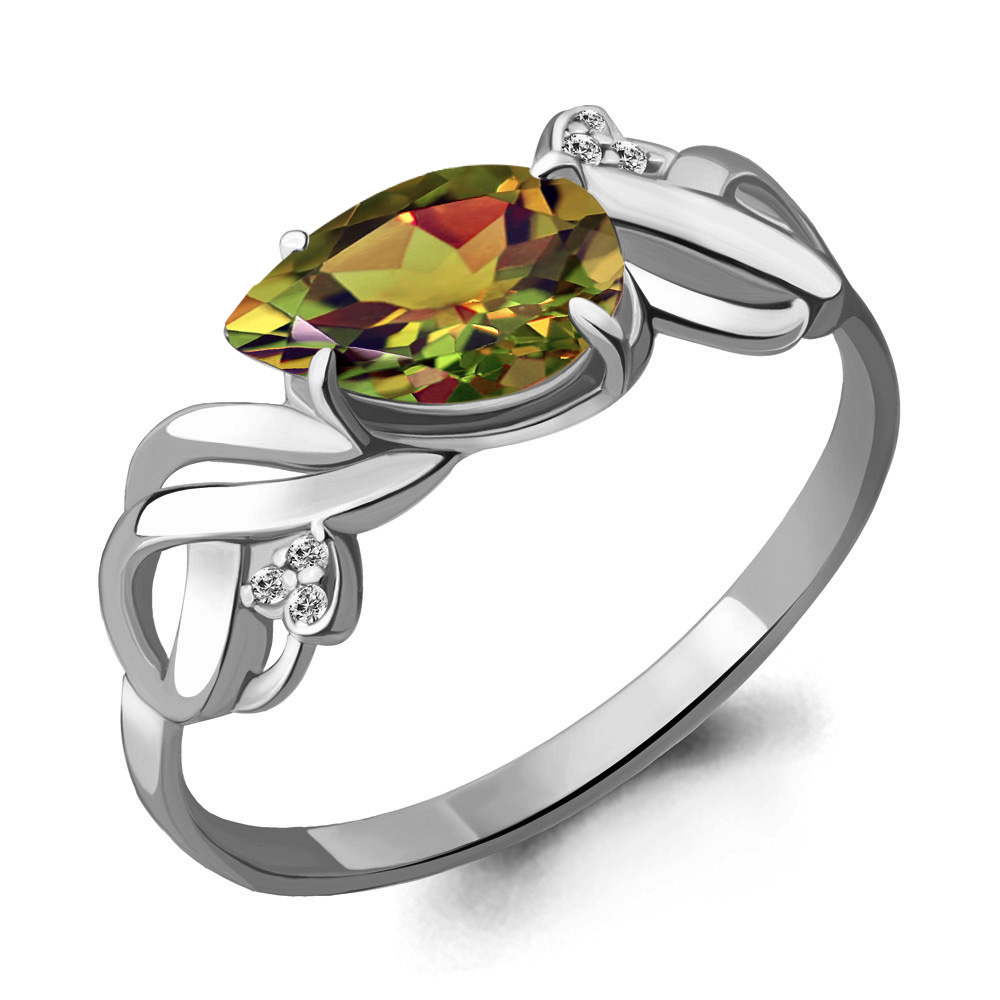 

Кольцо из серебра р. 17 AQUAMARINE 6558819А_925_р, 6558819А_925_р