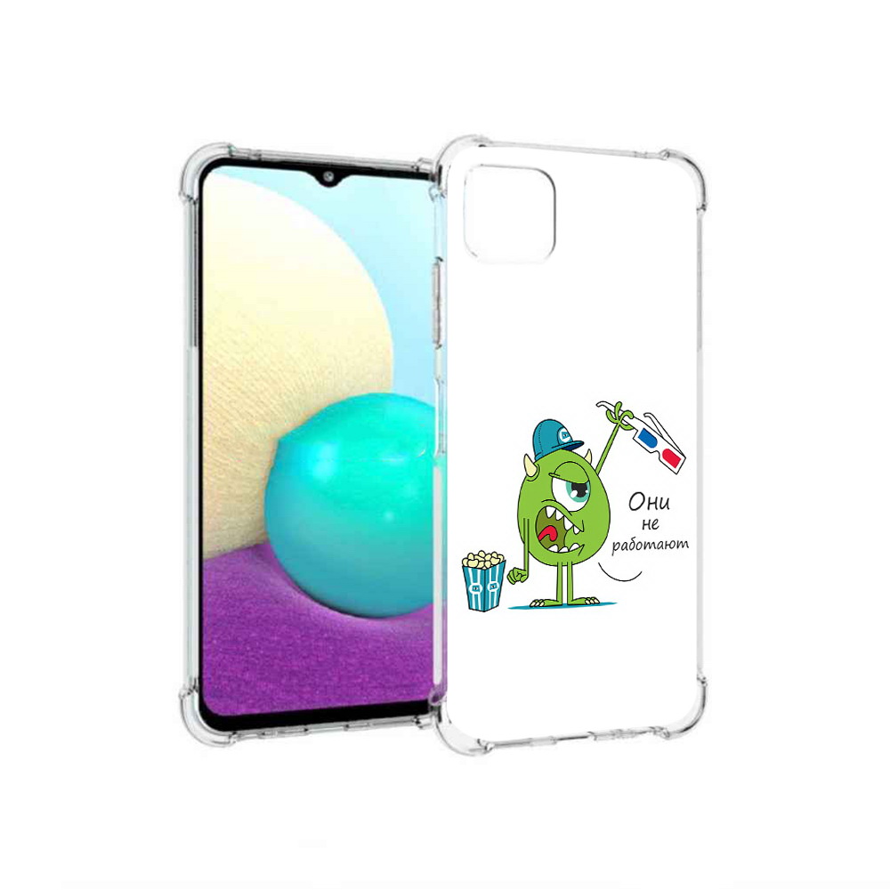 

Чехол MyPads Tocco для Samsung Galaxy A22 Очки не работают, Прозрачный, Tocco
