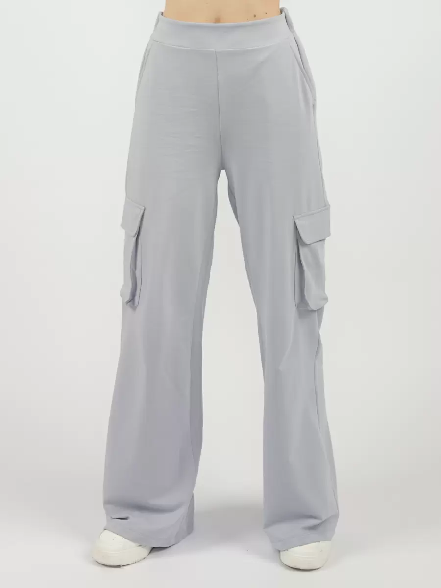 Спортивные брюки женские Soul T-944 серые, серый, хлопок; полиэстер  - купить