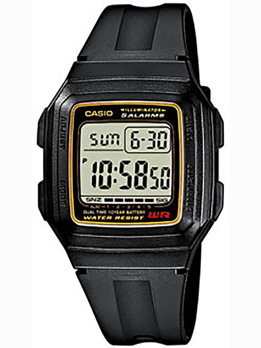 фото Наручные часы мужские casio f-201wa-9a