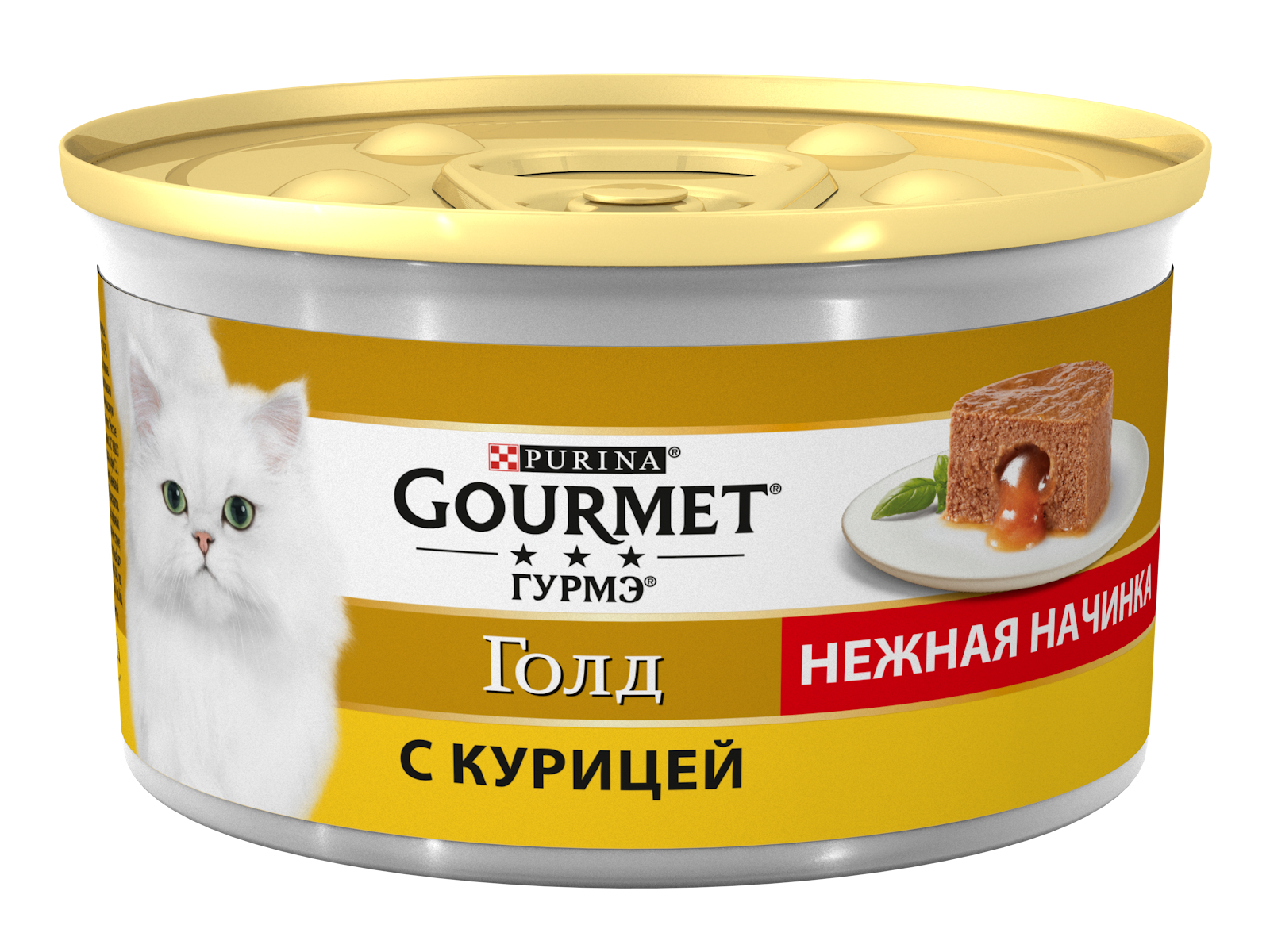 фото Консервы для кошек gourmet gold, курица, 85г