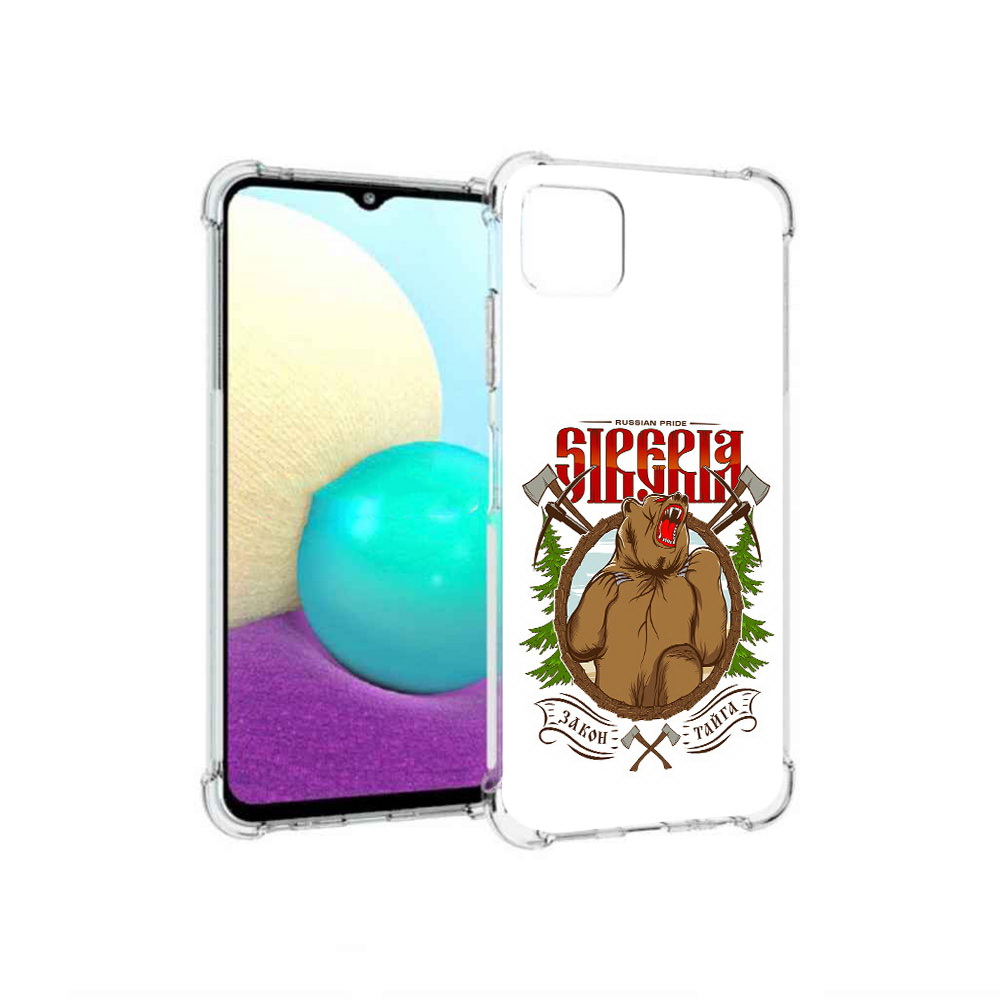 

Чехол MyPads Tocco для Samsung Galaxy A22 Тайга, Прозрачный, Tocco