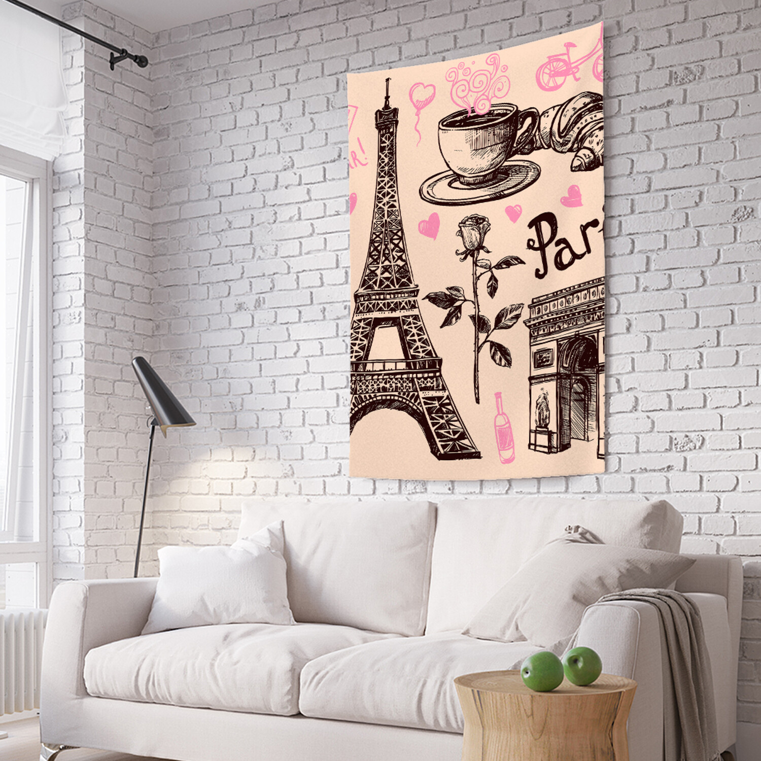 

Вертикальное фотопанно на стену JoyArty Кофе в Париже 150x200 см, Кофе в Париже