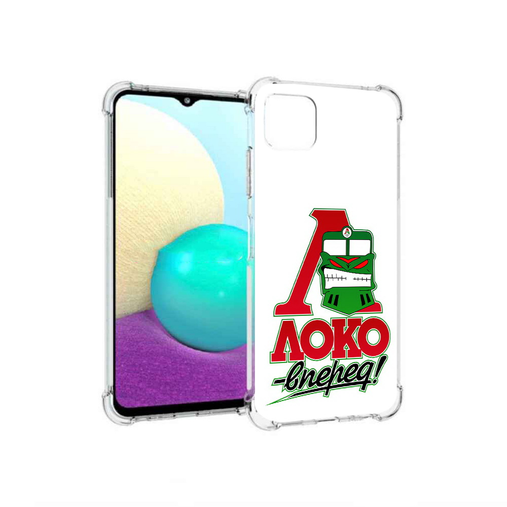 

Чехол MyPads Tocco для Samsung Galaxy A22 ФК локо вперед, Прозрачный, Tocco