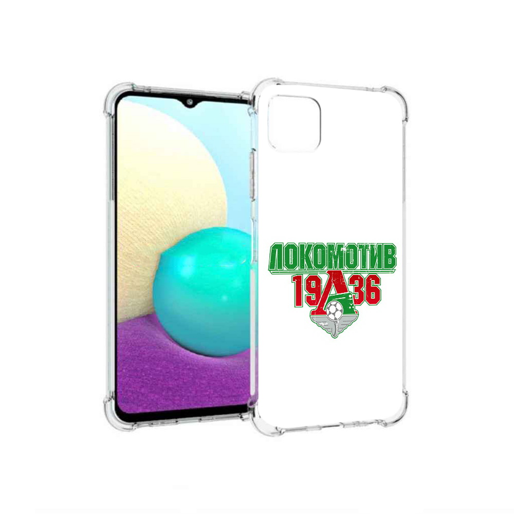 

Чехол MyPads Tocco для Samsung Galaxy A22 ФК локомотив 1936, Прозрачный, Tocco