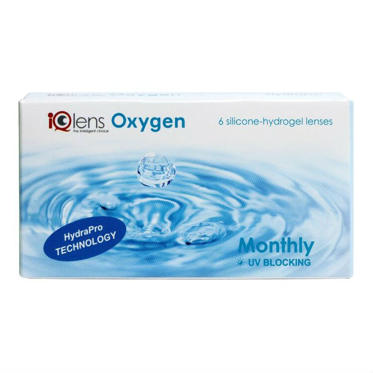 Контактные линзы IQlens Oxygen 6 линз R 8.6 -00,50