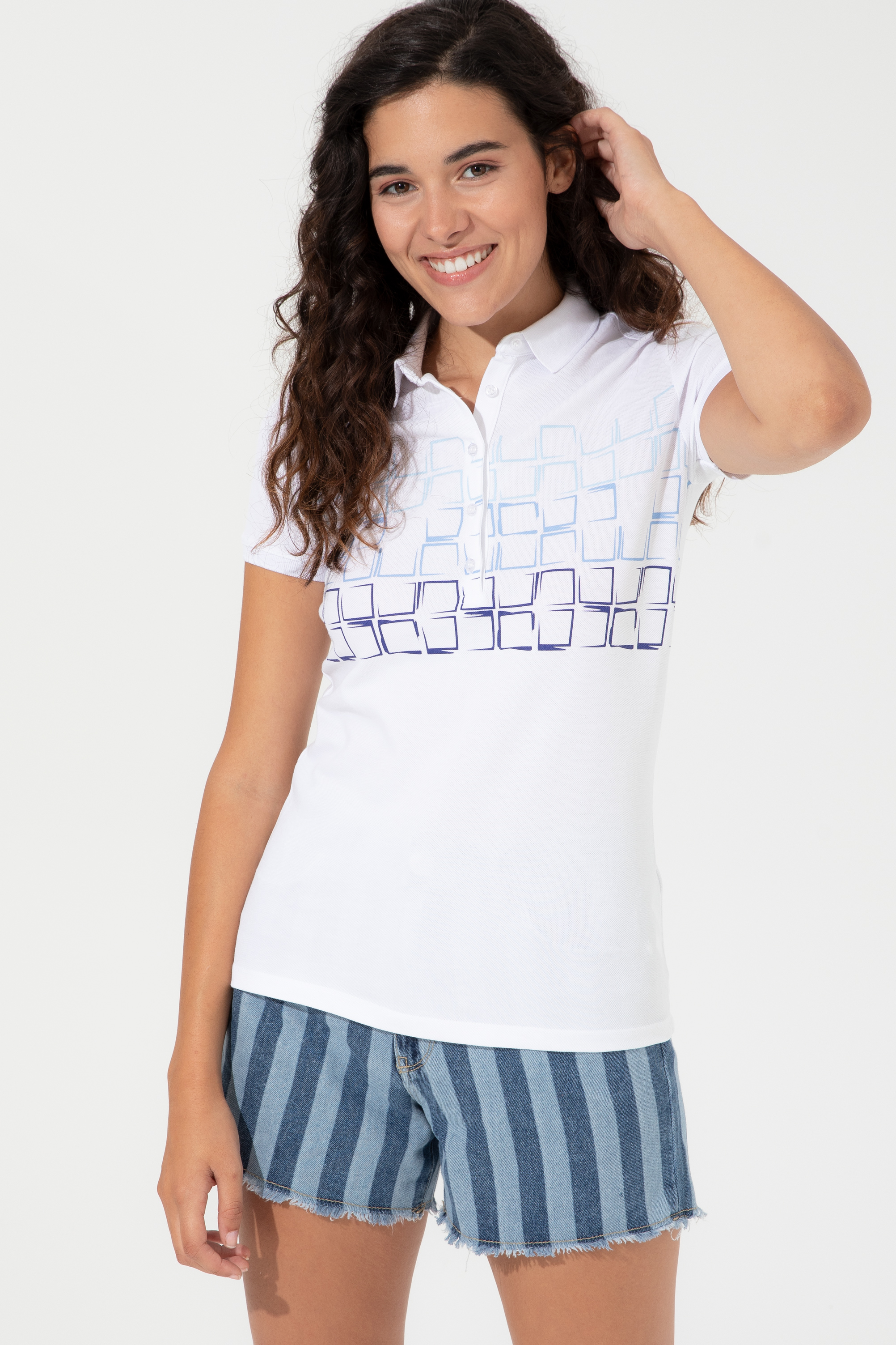 

Футболка женская U.S. POLO Assn. G082GL0110GURKE белая 2XS, Белый, G082GL0110GURKE