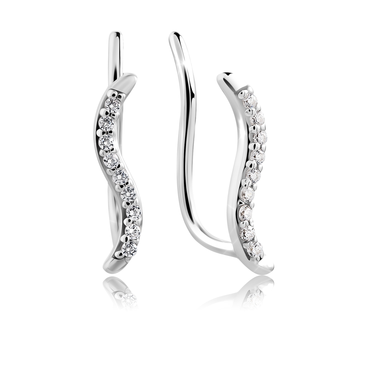 

Серьги из серебра VALTERA 118922, фианит, 118922