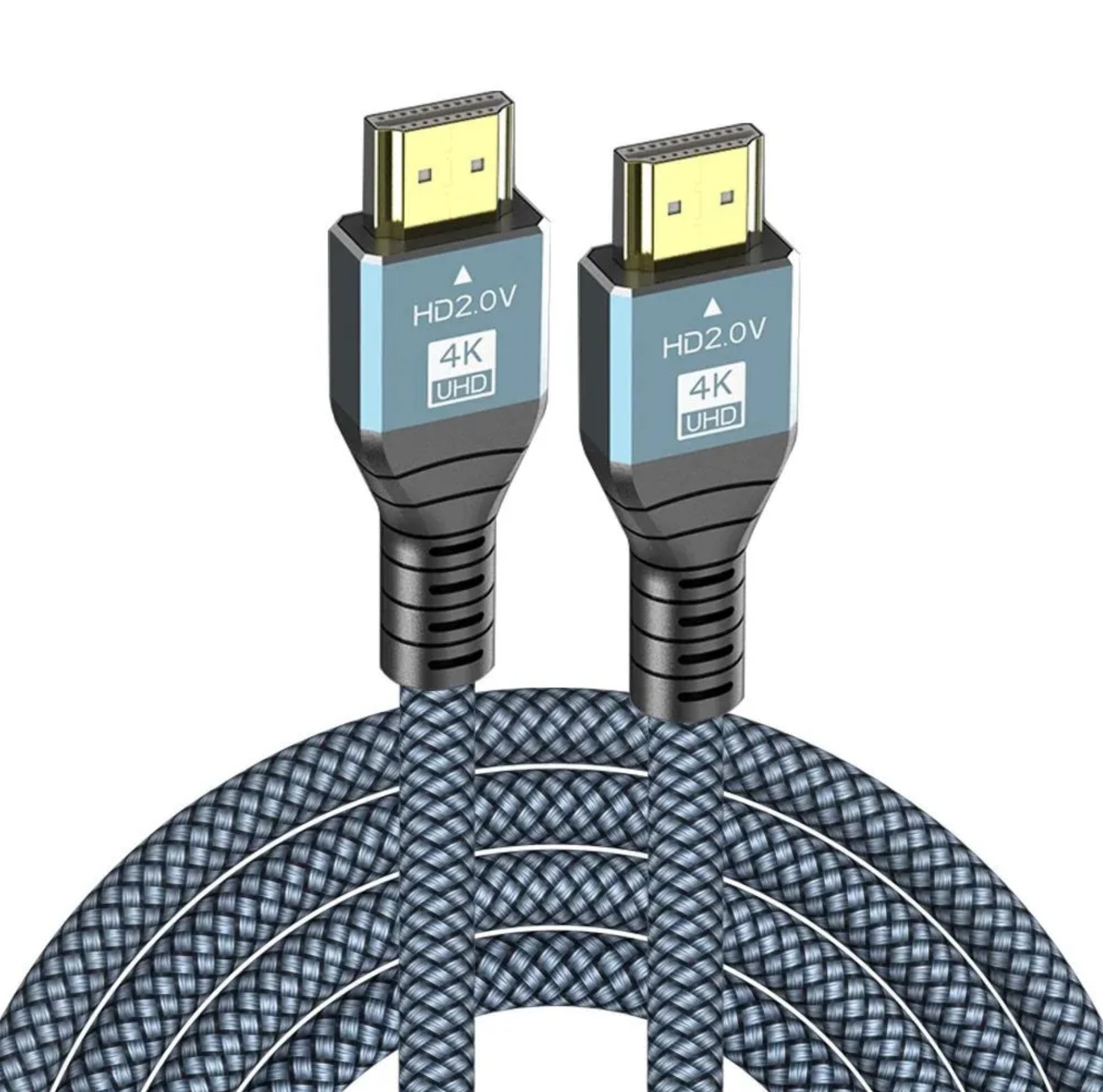 

Кабель NoBrand HDMI - HDMI, 2м серый
