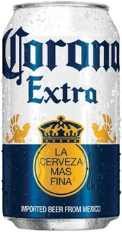 

Пиво Corona Extra ж/б 4,5% 0,33 л, Светлое