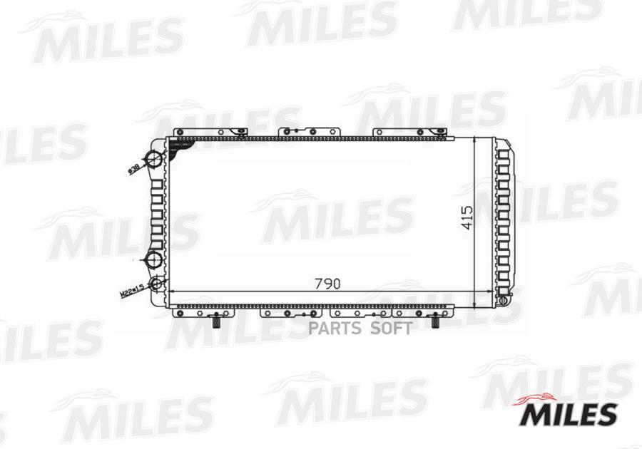 

Радиатор (FIAT DUCATO/CITROEN JUMPER/PEUGEOT BOXER 2.0/1.9D-2.8TD 94-) ACRM032