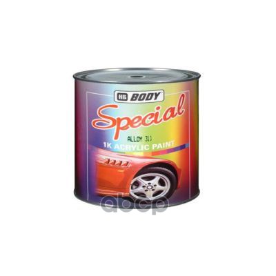 4130700001_краска! для дисков BODY SPECIAL PAINT 310 серебрянный 1 л