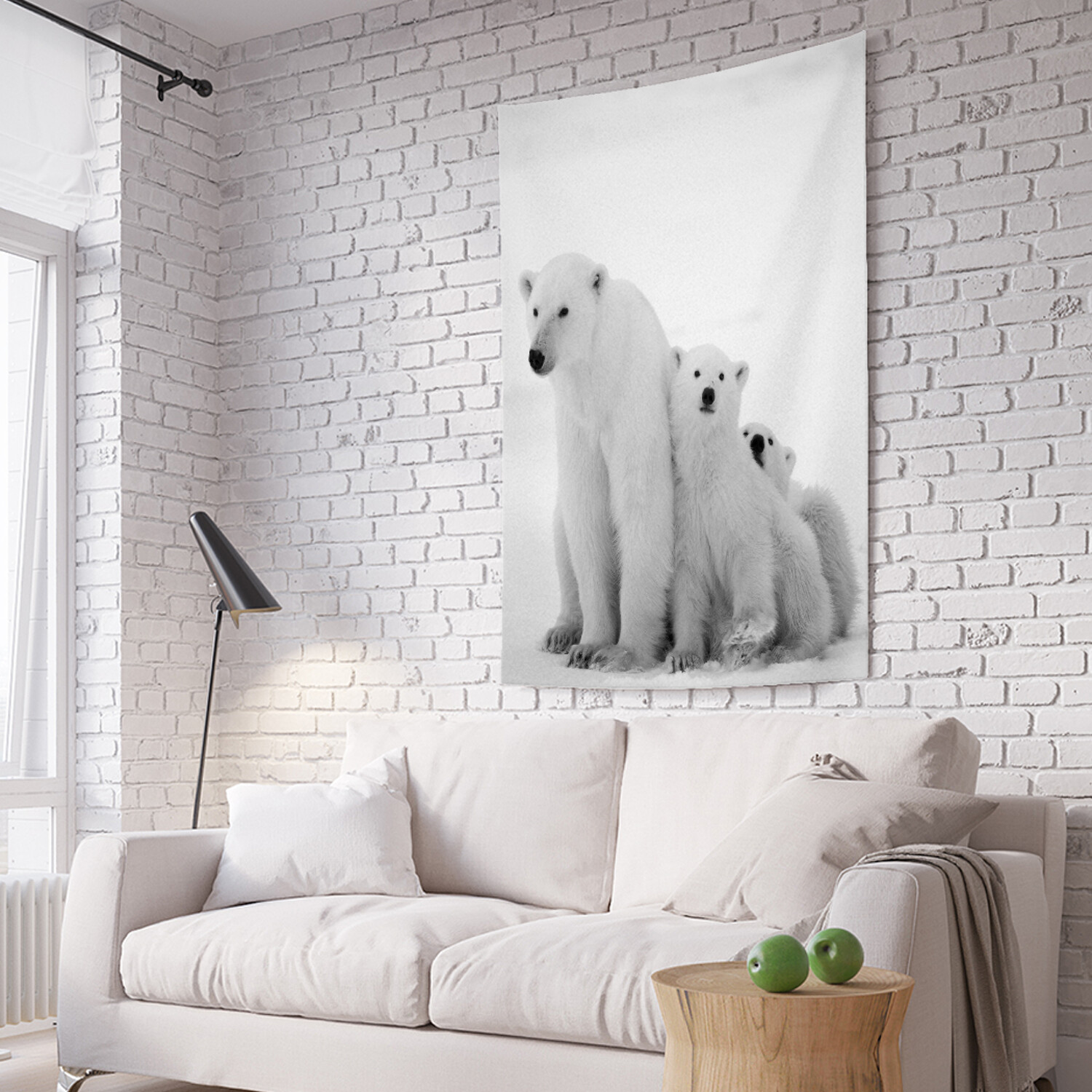 

Вертикальное фотопанно на стену JoyArty Медвежье тепло 150x200 см, Медвежье тепло