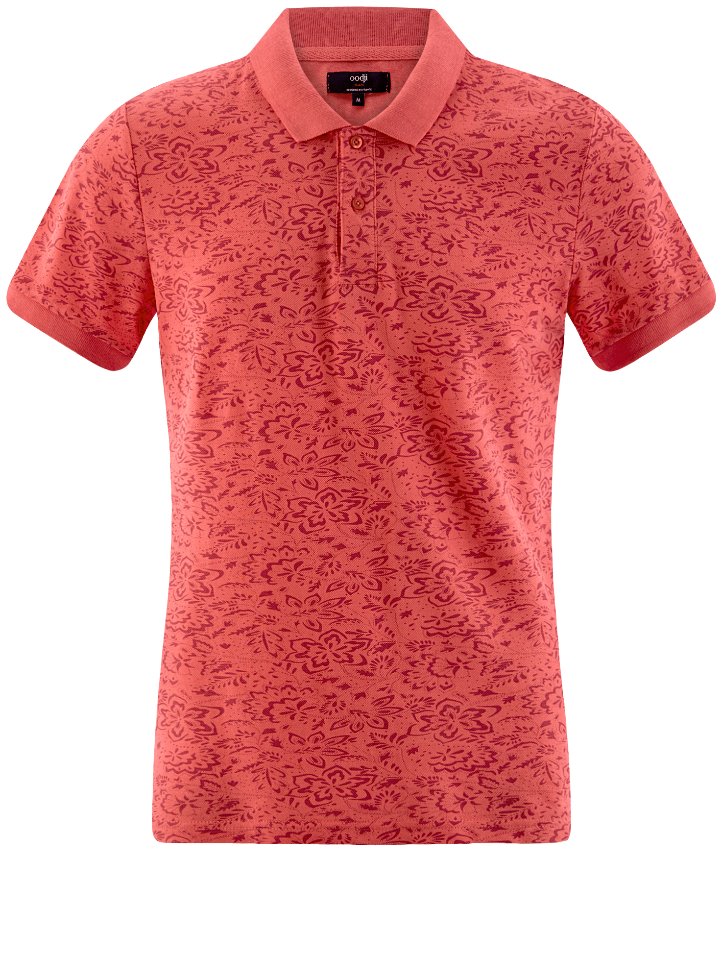 

Футболка-поло мужская oodji 5L412246M красная 2XL, 5L412246M