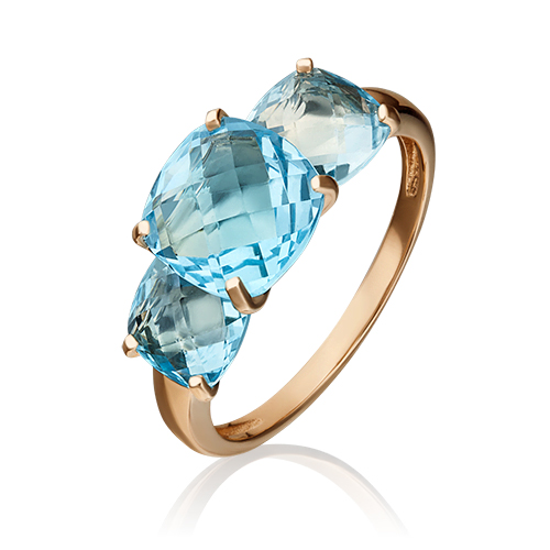 

Кольцо из золота р. 17 PLATINA jewelry 01-5392-00-201-1110-46, топаз, 01-5392-00-201-1110-46