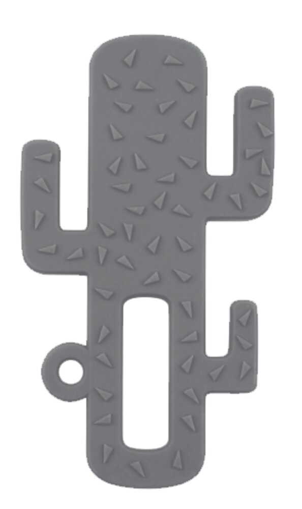 Прорезыватель для зубов силиконовый MinikOiOi Cactus - Powder Grey Кактус