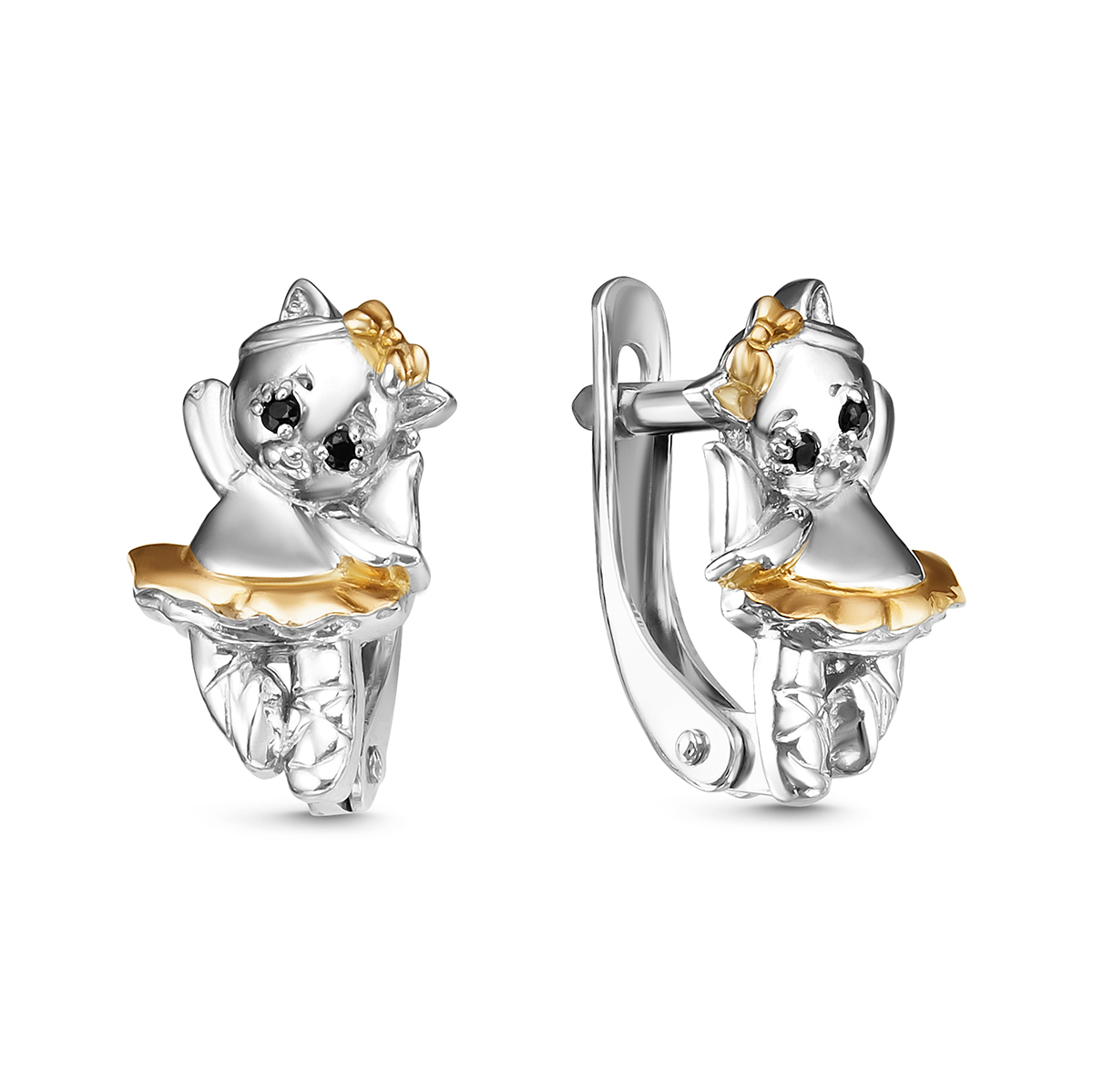 

Серьги из серебра VALTERA 119071, фианит, 119071