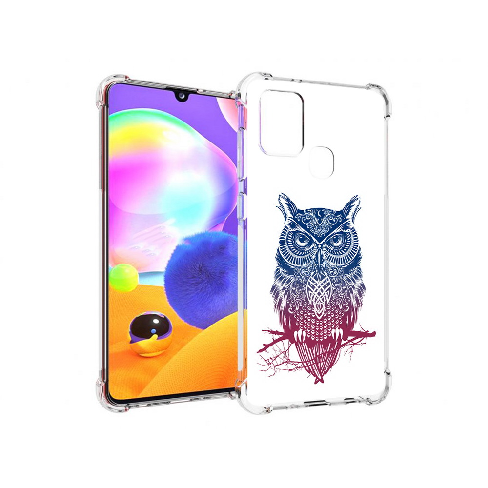 

Чехол MyPads Tocco для Samsung Galaxy A21s хиппи сова (PT149116.528.664), Прозрачный, Tocco