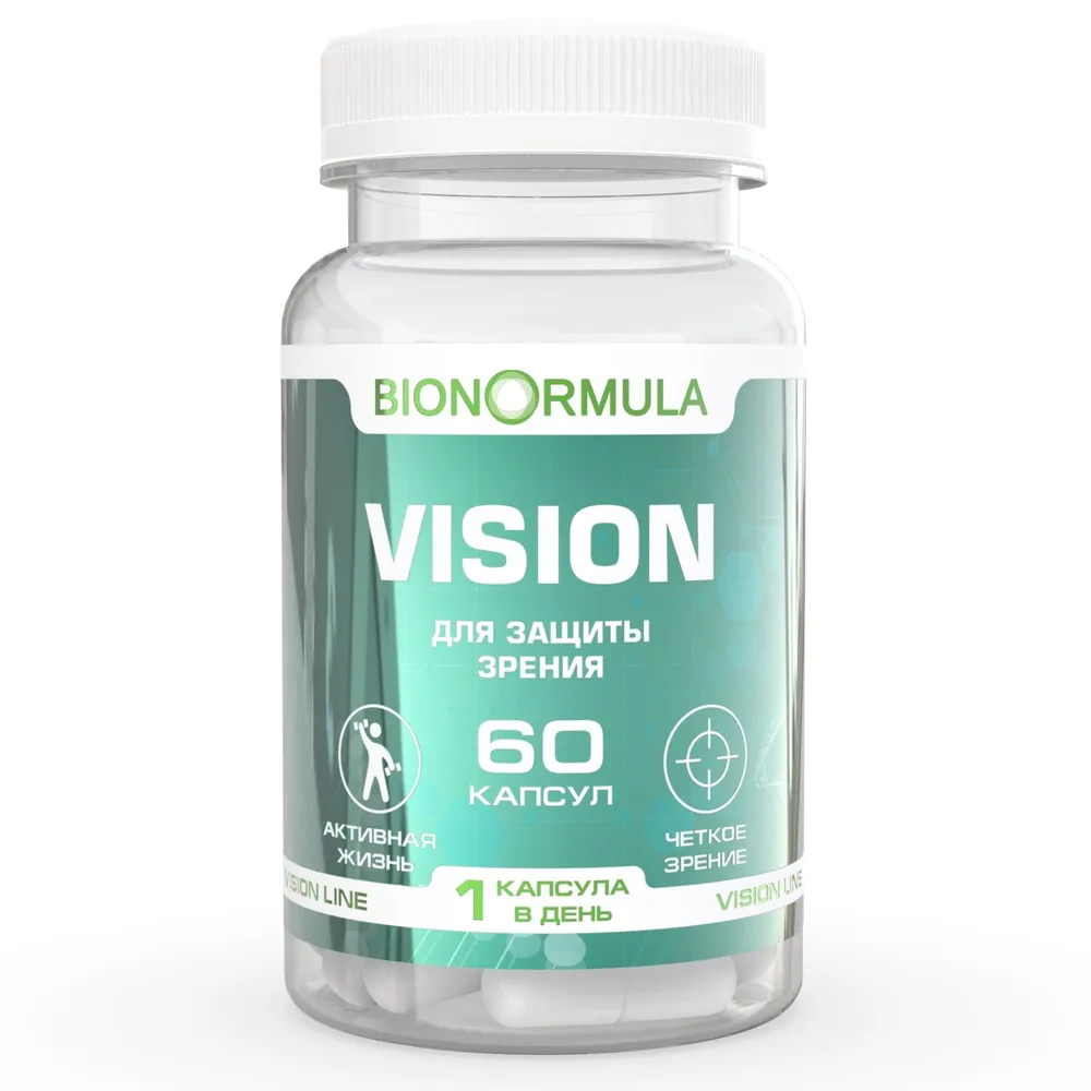 Купить Для зрения, Витаминный комплекс Bionormula VISION для улучшения зрения капсулы 60 шт.